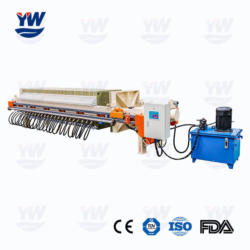 Automatic diaphragm filter press