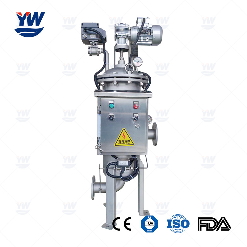 Automatic backwash strainer