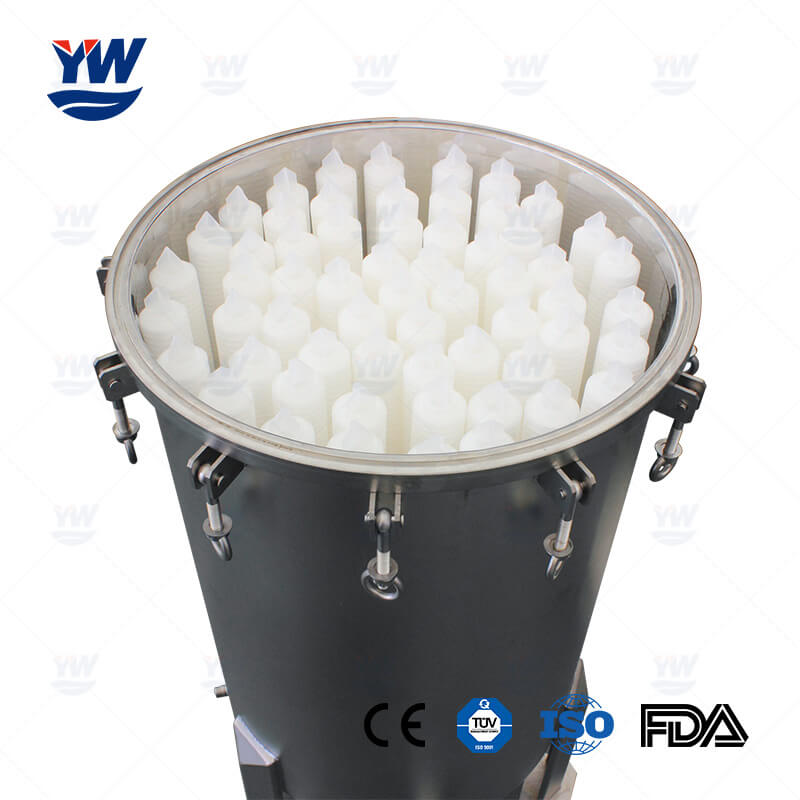 PP Pleated Cartridge Filter Housing