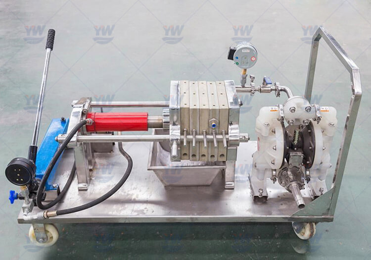 Small Scale Membrane Filter Press For Laboratory