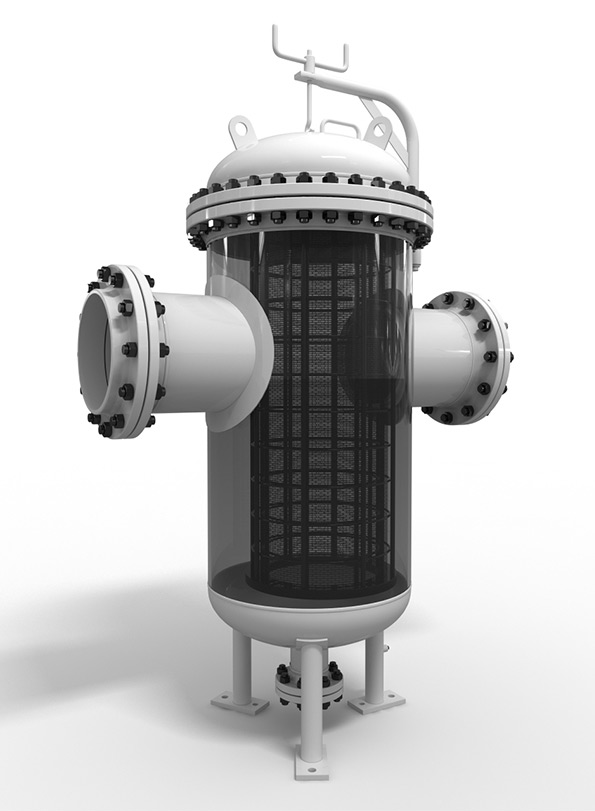 Automatic backwash strainer