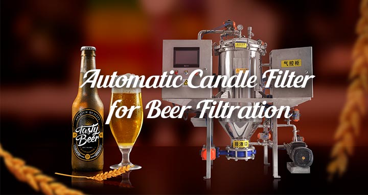 Automatic Candle Filter for Beer Filtration