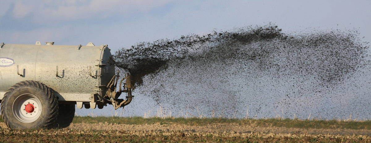 The main purpose of sludge composting and land use