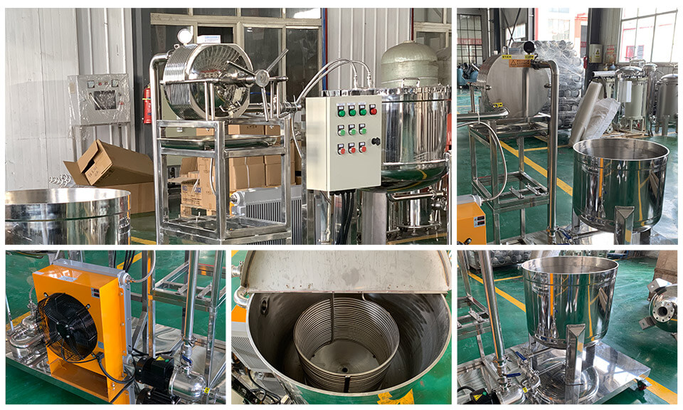 Stainless Steel Plate And Frame Filter Press With Cooling System