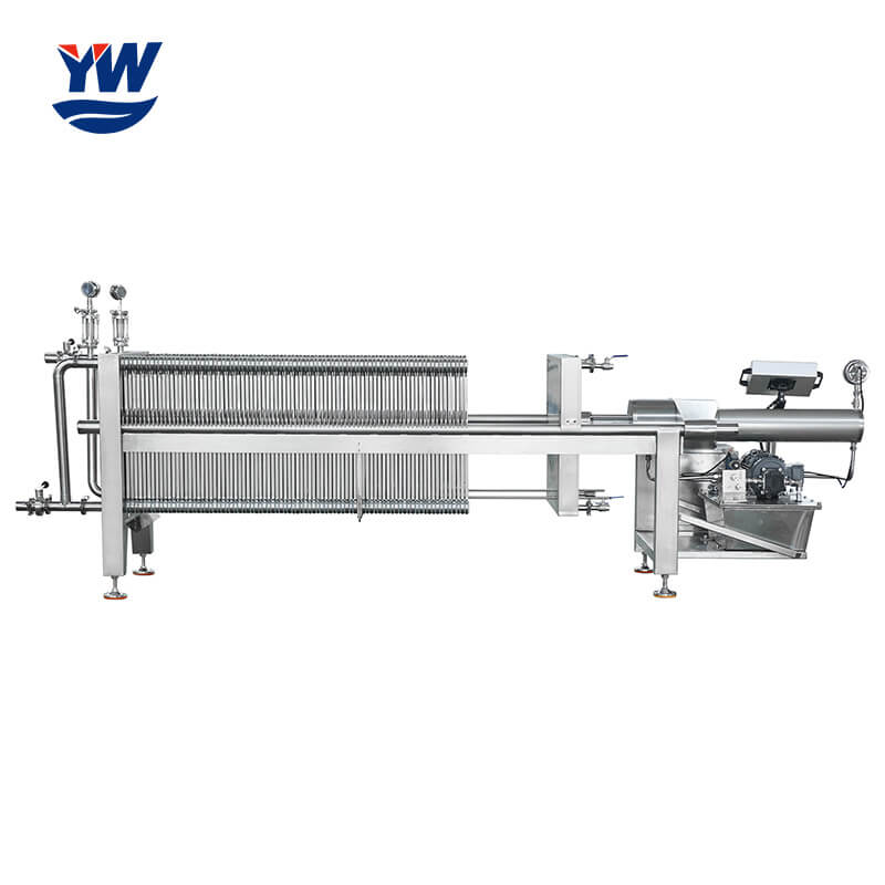 Manual Stainless steel filter press for Beer Wine