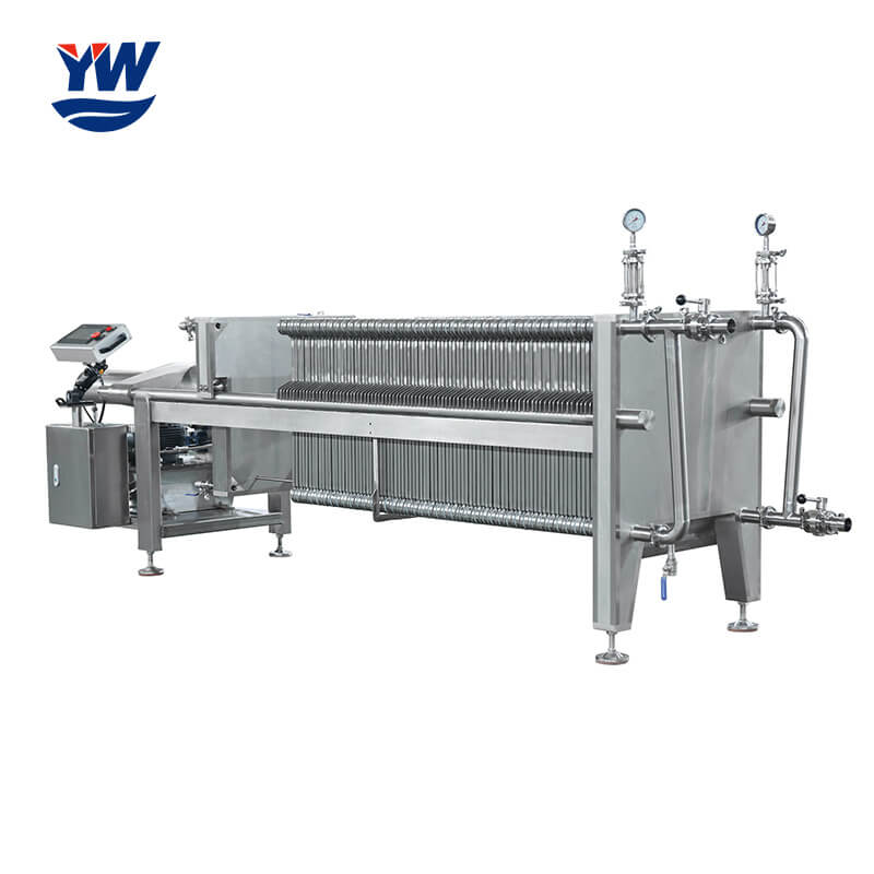 Manual Stainless steel filter press for Beer Wine