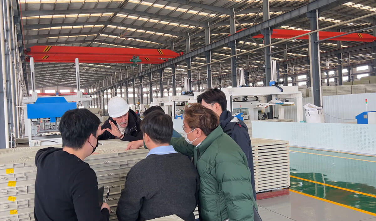 Thailand customer visit Yuwei for Membrane Filter Press FAT