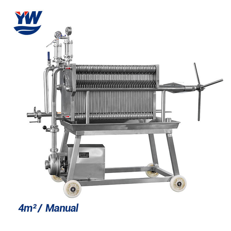 Stainless Steel Plate and Frame Filter Press For Sugar Syrup Filtration