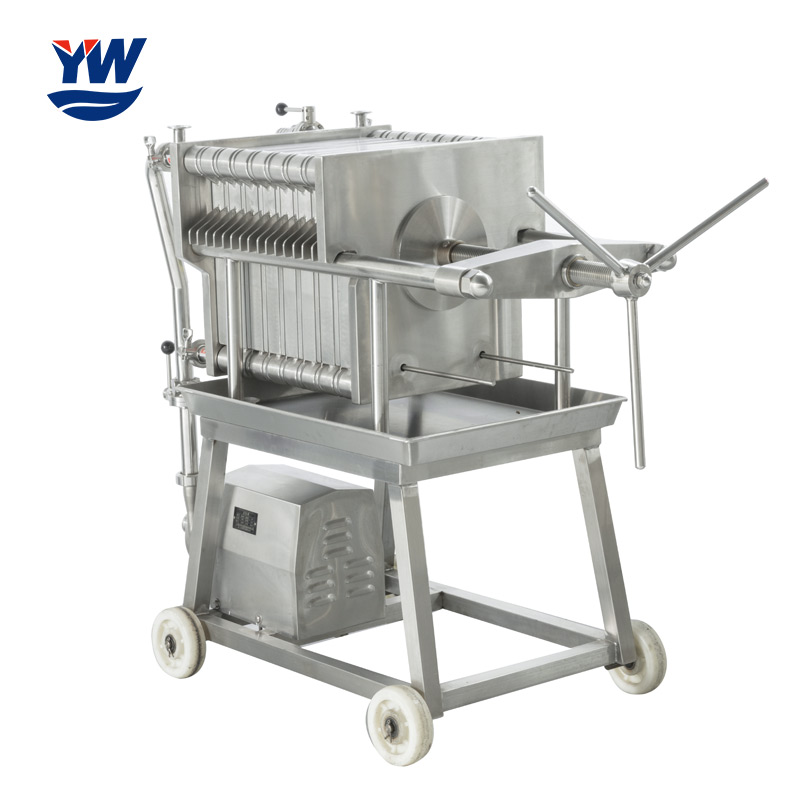 Stainless steel plate and frame diatomite syrup filter press