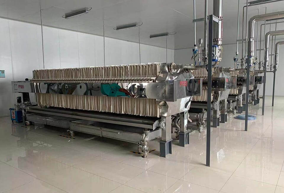 Stainless Steel Coating Chamber Filter Press for oil filtration