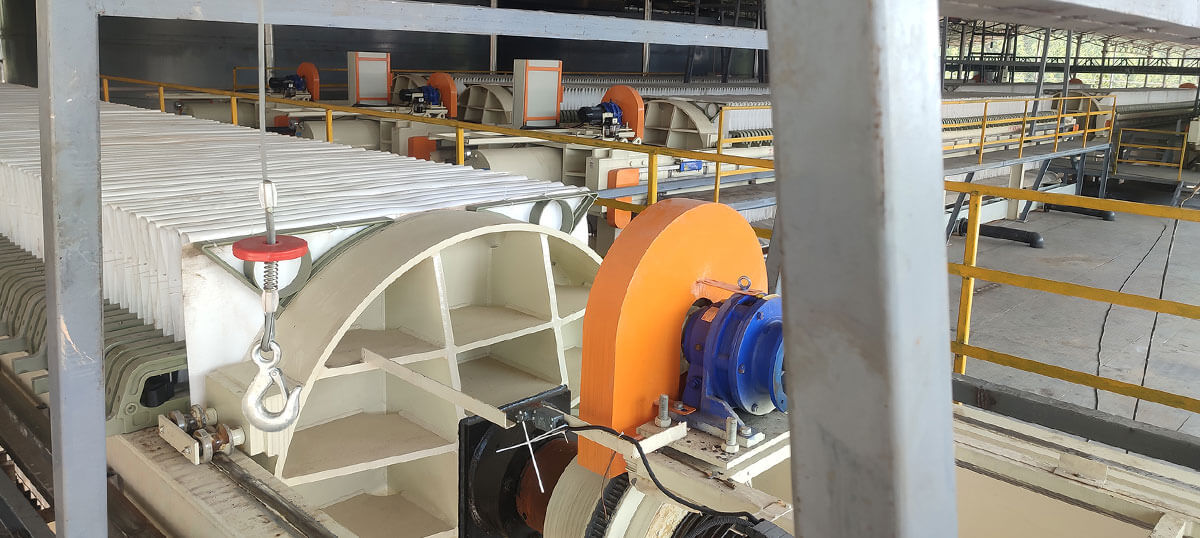 High Pressure Round Plate Filter Press for Kaolin slurry dewatering