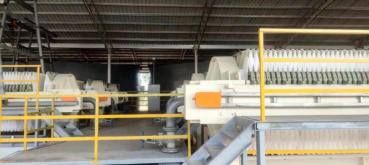 High Pressure Round Plate Filter Press for Kaolin slurry dewatering